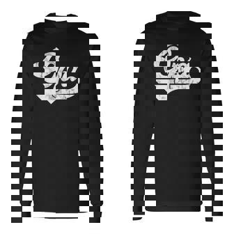 Opa Vintage Retro Father's Day For Papa Grandpa Long Sleeve T-Shirt | Mazezy