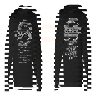 Ossan おっさん（車好き ロゴ エンブレム パロディ）【変なデザイン屋さん】文字 メッセージ 面白い デザイン 長袖Tシャツ - Kawaiitshirt