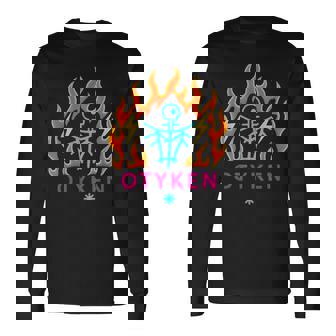 Otyken 民族音楽バンド 先住民族風 民族風 民芸品 長袖Tシャツ - Kawaiitshirt