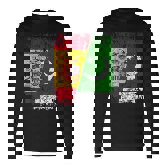 Pakistán España Bandera De La Amistad Pakistán Camiseta de manga larga - Regaloses