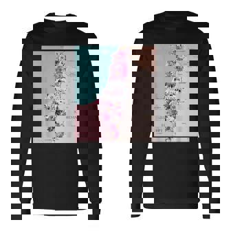 Palestine Map Palestinians Map 長袖Tシャツ - Kawaiitshirt