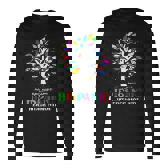 Hispanic Happy National Heritage Month Long Sleeve T-Shirt | Seseable FR