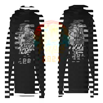 Papa 2024 年のパパ 初めての父の日 若いパパ 新しいパパ 長袖Tシャツ - Kawaiitshirt