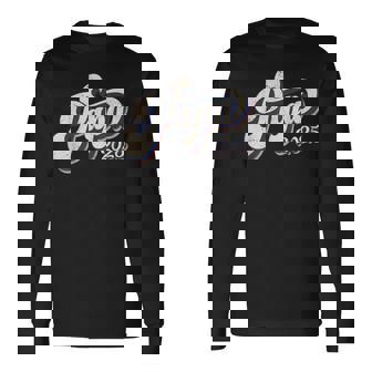 Papa 2025 初めての父の日 父性 新しいパパ 長袖Tシャツ - Kawaiitshirt