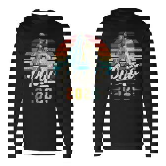 Papa 2025 年、新しいパパ、赤ちゃん発表 長袖Tシャツ - Kawaiitshirt