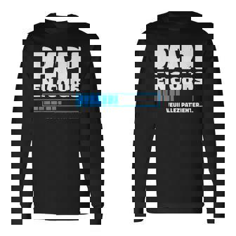 Papi En Cours Idée Annonce Grossesse Futur Papi T-shirt à manches longues - Cadeauxyz