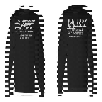 Pappy Like A Regular Grandpa Only Much Cooler Pappy Long Sleeve T-Shirt - Thegiftio UK