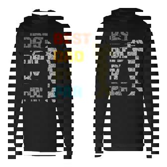 メンズ Par Golf Best Dad 長袖Tシャツ - Kawaiitshirt