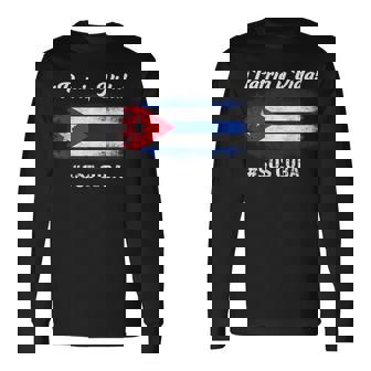 Patria Yidaos Cuba Bandera Gratis Cuba Camiseta de manga larga - Regaloses