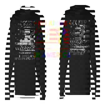 Patriotic Pro-Democracy Protest June 14 No Kings In America Long Sleeve T-Shirt | Mazezy