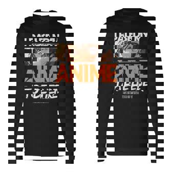 I Paused My Anime Manga Cute Weeb Kawaii Otaku アニメ グッズ 長袖Tシャツ - Kawaiitshirt