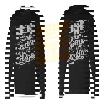 Pepe Because Grandpa Is For Old Guys Fun For Grandpa Is For Old Guys For Grandfather 長袖Tシャツ - Kawaiitshirt