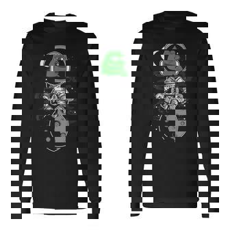 Pepe Crypto用のpepeコインデザイン。 長袖Tシャツ - Kawaiitshirt