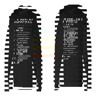 Perfect Day スノーボード シャツ メンズ ボーイズ ティーン スノボ 長袖Tシャツ - Kawaiitshirt