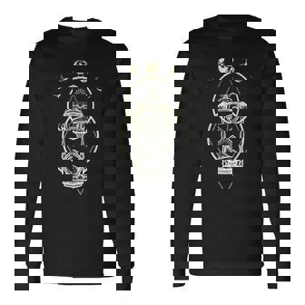 Phases Of The Moon シャツ タトゥースタイル 砂時計tシャツ 長袖Tシャツ - Kawaiitshirt