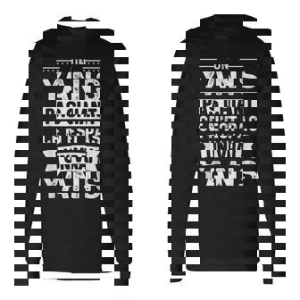 Phrase Drôle Personnalisée Humoristique Homme Chiant Yanis T-shirt à manches longues - Cadeauxyz