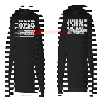 Pilipinas バスケットボール Gilas Philippines シャツ 長袖Tシャツ - Kawaiitshirt