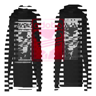 Pinoy シャツ ダメージ加工 チキン Adobo フィリピンシャツ 長袖Tシャツ - Kawaiitshirt