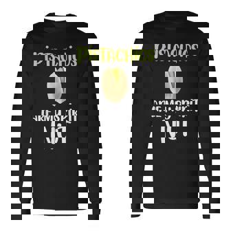 Pistachios Are Mypirit ナッツアイスクリームトッピングチョコレート 長袖Tシャツ - Kawaiitshirt