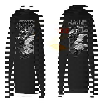 Pizza Of Death Pie Till I Die Grim Reaper Pizza Love 長袖Tシャツ - Kawaiitshirt