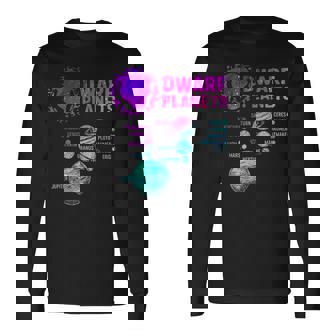 Planetas Enanos Ciencia Espacioistema De Astronomíaolar Niños Camiseta de manga larga - Regaloses