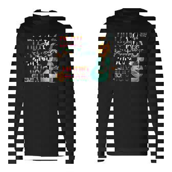 Play Meome Country Music ギターアート 長袖Tシャツ - Kawaiitshirt