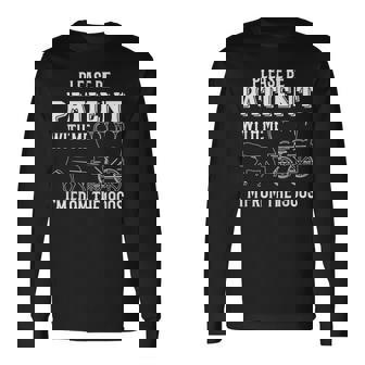 Please Be Patient With Me I'm From The 1900S 馬 長袖Tシャツ - Kawaiitshirt