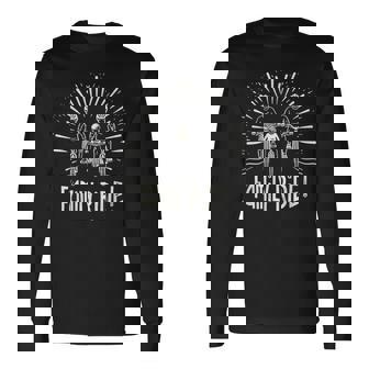 Promenade Àélo Rétro Amusante En Famille T-shirt à manches longues - Cadeauxyz