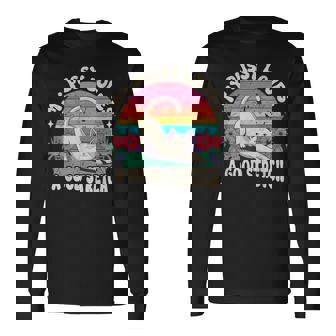 My Pussy Loves A Good Stretch Inappropriate Adult Humor Cat Long Sleeve T-Shirt - Seseable