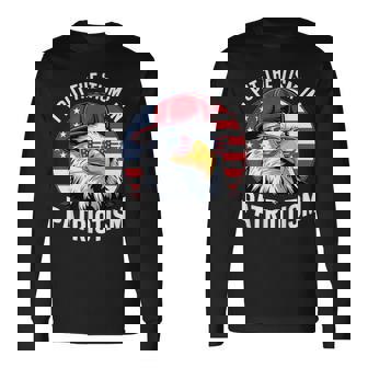 I Put The Tism In Patriotism Athletic American Bald Eagle Long Sleeve T-Shirt | Mazezy