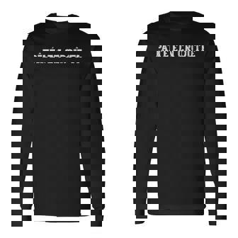 Pâté En Croûte デザイン メンズ レディース 面白い パテ アン クルート 長袖Tシャツ - Kawaiitshirt