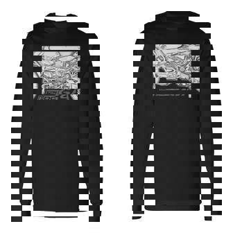 R 1200 Gsa ヴィンテージバイク アドベンチャー オートバイ 長袖Tシャツ - Kawaiitshirt