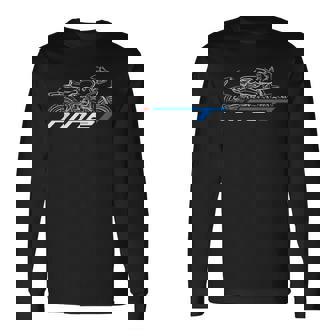 R Ninet レーサー ライダー オートバイ 長袖Tシャツ - Kawaiitshirt