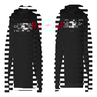 Raafロイヤルオーストラリア空軍ラウンドカンガルーオーストラリア 長袖Tシャツ - Kawaiitshirt