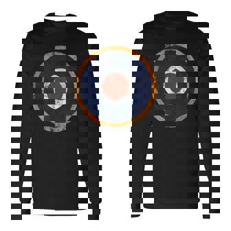 Raf Type C1 ラウンデル ロイヤル空軍 C1 第一次世界大戦 ラウンデル 長袖Tシャツ - Kawaiitshirt