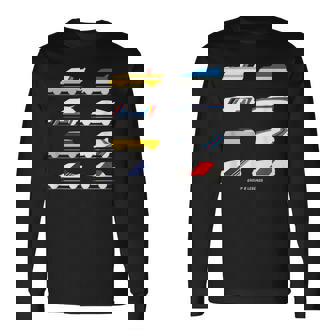 Rally Legends Group B クラシック ラリーカー デザイン 長袖Tシャツ - Kawaiitshirt