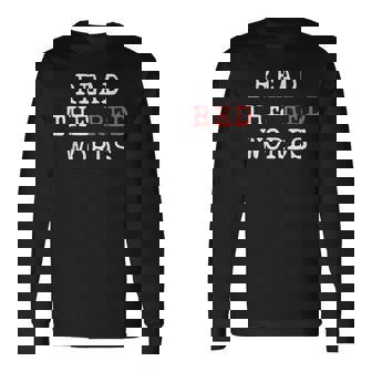 Read The Red Words Long Sleeve T-Shirt - Thegiftio