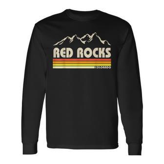 Red Rocks Colorado Long Sleeve T-Shirt - Thegiftio UK