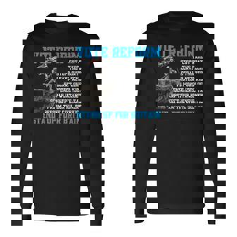 Reform Uk 商品 長袖Tシャツ - Kawaiitshirt