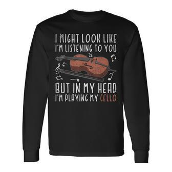 Regalo Divertidoiolonchelista Orquesta Músicaiolonchelo Camiseta de manga larga - Regaloses