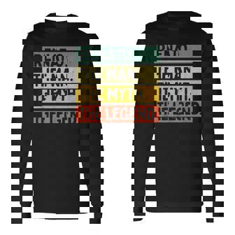 Renato The Man The Myth The Legendおかしな名言 長袖Tシャツ - Kawaiitshirt