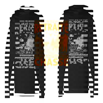 Retraite Chasse Départ En Retraite Chasseur Jeune Retraité T-shirt à manches longues - Cadeauxyz