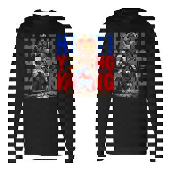 Retro Haiti Young King Proud Haitian Heritage Little Boys Long Sleeve T-Shirt - Thegiftio