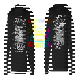 Retro Last Day Of School End Of School Bus Driver We Out Long Sleeve T-Shirt | Mazezy