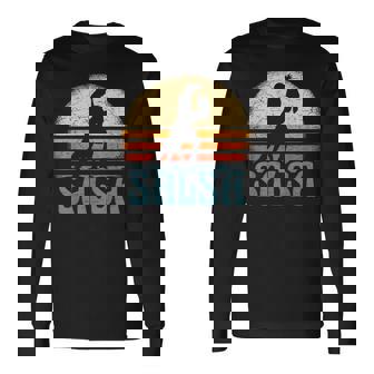 Retroalsa Latina Para Una Música Latina Dancealsa Camiseta de manga larga - Regaloses