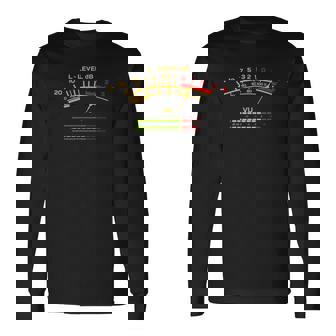 Retrou Meterintage Hi-Fi Audiotereo Musicound 長袖Tシャツ - Kawaiitshirt