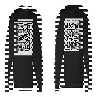 Rickroll Qrコードリンクミーム 長袖Tシャツ - Kawaiitshirt