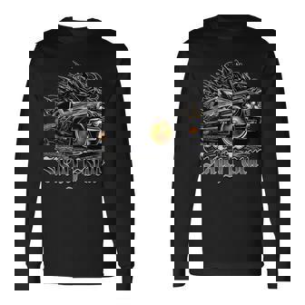 Riding In My 64 クラシック ローライダー シャツ チカーノ アート ローライダー 長袖Tシャツ - Kawaiitshirt