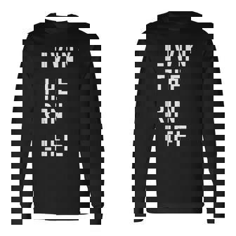 Rin の人生を生きている Rin 長袖Tシャツ - Kawaiitshirt