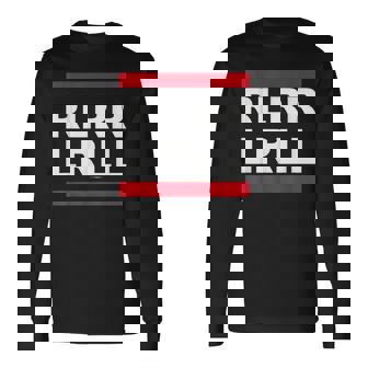 Rlrr Lrll シングルパラディドルドラム ルーディメント 長袖Tシャツ - Kawaiitshirt